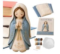 Genérico DIY Quilting Kits - Christian Themed Hand Craft Sewing Set | Creative Fabric Art Craft Kit For Home Family Activity, School Projects, Workshops, Parties, Birthdays & Travel Crafts Use