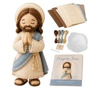 Genérico DIY Quilting Kits - Christian Themed Hand Craft Sewing Set | Creative Fabric Art Craft Kit For Home Family Activity, School Projects, Workshops, Parties, Birthdays & Travel Crafts Use