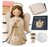 Genérico DIY Quilting Kits - Christian Themed Hand Craft Sewing Set | Creative Fabric Art Craft Kit For Home Family Activity, School Projects, Workshops, Parties, Birthdays & Travel Crafts Use