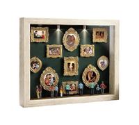 Generico DIY Silhouette Box - Shadow Box Frame Kit With Lights, Miniature People Figures And Lights, 11 Pieces Miniature Picture Frame With 8 Figurines - For Tabletop Valentine's Day Wedding