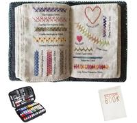 Genérico DIY Stitch Book,Creative Mini Sewing Books,Portable Embroidery Stitches Books for Beginner Enthusiast Elevate Sewing Skills Ideal