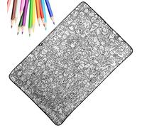 Genérico DIY Washable Sofa Throws | Color Your Own Blanket, Premium Fabric with Easy Wash, Soft Comfortable Home Decor, Art Craft Coloring Blanket For Family Activity Holidays Home