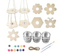 Genérico Diy Wood Bird Feeder Kit - Sparrow Food Container Making Set