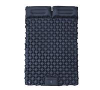 Genérico Doble Sleeping Pad, Inflatable Air Mattress for Two, Lightweight Backpacking Sleeping Mat with Built-in Pillow, Impermeable Travel Tent Mat, Compact Outdoor Camping Gear
