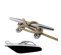 Genérico Dock Cleats - Marine Grade Open Base Hardware Accessories, Tie Down Boat Rope Cleat Durable Metal Cleat For Canoe Small Yacht Dock Fishing Sailing Lake Deck Mooring Hardware