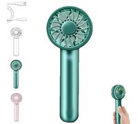 Genérico Dodorado Fan, Dodorado Hand Held Cooling Fan, 2025 New Portable Personal Fans, Adjustable,180° Rotatable and Foldable Design, Foldable Design for Travel, Home (Green)