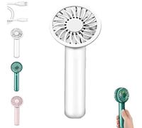 Genérico Dodorado Fan, Dodorado Hand Held Cooling Fan, 2025 New Portable Personal Fans, Adjustable,180° Rotatable and Foldable Design, Foldable Design for Travel, Home (White)