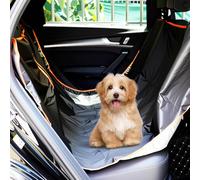 Genérico Dog Back Seat Cover, Pet Backseat Cushion, Travel Mat Protector, Car Seat Bed Pad, Waterproof Quilted Layer for Family Daily RV Vehicle Outdoor Trucks Camping Long Trip Comfort, Black Silver