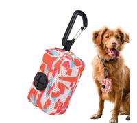 Genérico Dog Bags Poop Holder, Poop Bag Dispenser, 3.54x2.17x1.77 Inches, Portable Bag Holders, Carabiner Clip Attachment, Pet Waste Disposal for Travel and Outdoor (Multicolor)