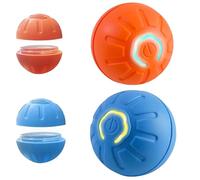 Genérico Dog Ball, Smart Jumping Ball for Dogs, Smart Bouncing Dog Toy, Interactive Toys for Small Medium Large Dogs, Automatic Obstacle Avoidance, USB Rechargeable (Mix-A-2pcs)