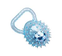 Genérico Dog Ball - Squeaky Interactive Ball with Football Inside, Rubber Spiky Dog Chew Toy with Handle | For Chewing Enrichment Play Training Indoor Outdoor Fetch