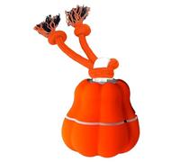 Genérico Dog Balls, Automatic Rolling Ball Toy, Motion Activated Pet Play, Light and Sound Features, Sturdy Chew Resistant Build, Orange, Brown, White, Interactive Fun Puppies Small Medium