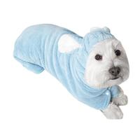 Generico Dog Bathrobe - Coral Fleece | Hooded Pet Bathrobe Towel, Absorbent Dog Grooming Clothes | Soft Pet Shower Blanket for Bathing Cats Puppies Home Outdoor Pool Tub