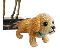 Genérico Dog Bead Embroidery,Beginners 3D Dog Bead Embroidery - Sewing Art with Threads Crafting Accessories for Animal Lovers Adults Teens Ornament Making