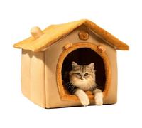 Genérico Dog Bed - Cat Shelter | Puppy Beds with Removable Cover, Kitten Bed for Puppies Promotes Relaxation, Pet Shelter, Cat Cave for Indoor Lounging and Napping, Sleep Cushion