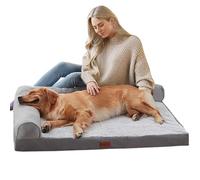 Genérico Dog Bed For Large Dogs, Supportive Foam Sofa, Washable Big Puppy Bed, Removable Bolsters, Calming Puppy Bed, Detach Easily, Excellent Durability For Large Dog, Pets, Puppy