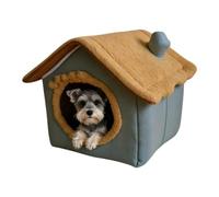 Genérico Dog Bed House - Warm Folding Removable Washable Mat Pet Cave