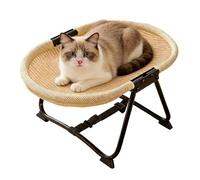 Genérico Dog Bed - Iron, 22.44x16.14x10.23in Cot Hammock Elevated Cooling Design | Foldable Non-Slip Pet Cot Bed, Raised Pet Lounger For Indoor Use, Outdoor Use, Camping, Travel