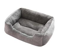 Genérico Dog Bed, Pet Sleeping Sofa, 27.56x19.69x5.91 Inches Plush Washable Cushion Anti Slip Calming Design, Cat Cuddler Pad for Bedroom, Living Room, Kennel Floor, Patio & Balcony Use