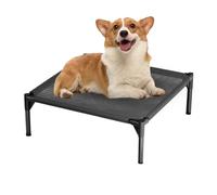 Genérico Dog Bed, Raised Outdoor Crate, Waterproof Breathable Cooling Cushion, Anti-Slip Elevated Pet Bed for Indoor Winter Playground Camping Backyard Patio Travel Rest Area