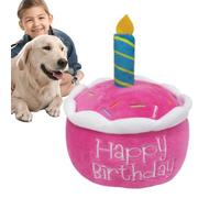 Genérico Dog Birthday Cake Toy - Plush Cake Dog Toy | Boy Girl Dogs Birthdday Gift, Washable Durable Pup Cakke Puppy Cupcake Plush Chew Toyy Gift, Dogs Birthday Party Supplies For Boys & Girls