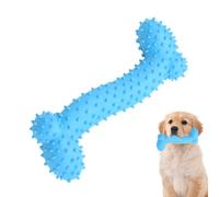 Genérico Dog Bone Toy - 6.5x3x15cm Chew Toy | Rubber Playful Squeaky Design Dog Bone For Health, Practical and Thoughtful Relieves Boredom, Medium, Large Dogs & Tough Chewer