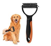 Genérico Dog Brush for Shedding - Double-Side Pet Puppy Dematting Rake