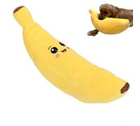 Genérico Dog Calming Banana Toy, Interactive Plush Chew Toys for Dogs, Dog Toy Fight Boredom, Less Lonely, and Happier Machine Washable & Dryer Safe, Keep Dogs Interested Forever (Yellow,25 Inch)