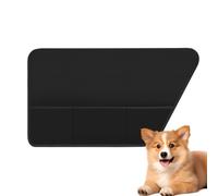 Genérico Dog Car Door Protector, Scratch Guard Shield, Waterproof Anti Stain Cover, Built in Mesh Storage Pocket, Pet Travel Accessories for Cars, Trucks, Road Trips, Black Colored