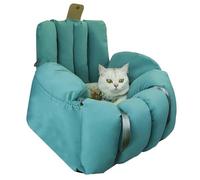 Genérico Dog Car Seat for Small Pets, Portable Dog Booster Car Seat, Soft-Sided Cat Carrier Bag, Lightweight Dog Travel Carrier, Stable Travel Carrier Bed, Adjustable Pet Car Seat,