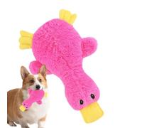 Genérico Dog Chew Plush, Cartoon Duck Puppy Toy, 9.45x1.97in Pulling and Tugging Fun, Interactive Chewing Toy, for Small, Medium, Large Dogs, Shelter, Home Play Companion