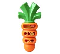 Genérico Dog Chew Toy - 18x8x4cm Rubber Carrot Puzzle Training Toy