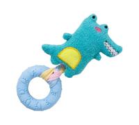 Genérico Dog Chew Toy - Bite Resistant Plush, 7.48x2.76 Inches Squeaky Dog Toy with Chew Design, Teeth Cleaning Pet Play Toys, Indoor Outdoor Activity, Backyard Exercise Toys for Small Medium Breeds