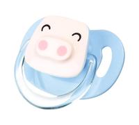 Genérico Dog Chew Toy, Kitten Teether, Bite-Resistant Pacifier, Silicone Soothing Aid, Sturdy Calming Accessory, Crafted from Robust Silicone and PP Material, 1.1x0.79in