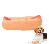 Genérico Dog Chew Toy - Squeaky Donut Teething Toy, Strong Bite Resistant Interactive Rubber | Play Toys For Aggressive Dogs, Puppies, Training, Fetching, Outdoor, Indoor, Exercise, Pet Entertainment