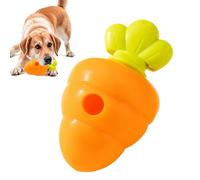 Genérico Dog Chew Toy, Treat-Dispensing Interactive Carrot Design, Pet Teething Chew Plaything Fetching, Training, Exercise, Indoor Entertainment, Playtime, Ideal for Small Medium Breeds