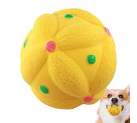 Genérico Dog Chew Toys Balls, Pet Latex Molar Chew Ball, 3.15x3.15in Built-in Sound Device Teething Toys, Ideal for Medium-Sized and Small Pets, Perfect for Health and Playtime