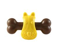 Genérico Dog Chew Toys, Puppies Teething Bone, 5.71x3.54in Slow Feeder Interactive Design, Calming Chewing Stimulation, Boredom Reliver for Interior, Outdoor Use