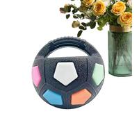 Genérico Dog Chew Toys, Puppy Teething Ball, Indestructible, Interactive, Lightweight Rubber Fetch Ball for Fetch and Pla, 7.09 Inches, 284g, 230g, Black, Transparent