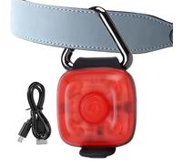 Genérico Dog Collar Lights - Waterproof LED 3 Modes USB Rechargeable, Clip On Safety Night Walking Running Glow Torch, Lightweight Silicone Pet Id Flasher Accessory | For Early Mornings Camping