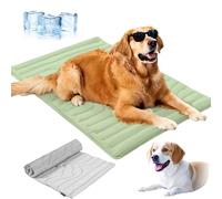 Genérico Dog Cooling Eco-Friendly Mat, 2025 New Dog Cooling Mat Pet Cool Pad, Non-Slip, Washable (Green,X-Large)