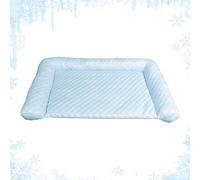 Genérico Dog Cooling Mat - 19.69x11.81 Inches Pet Cooling Mats for Dogs | Summer Bed Cool Mats for Dogs | Washable Cushion Large Summer Pet Supplies fôr Puppy Cat Kennel Floor Crate