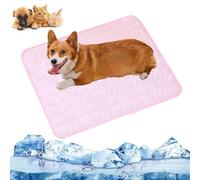 Genérico Dog Cooling Mat,2026 New Cool Pet Pad,Self-Cooling,Pressure Activated Mat for Dogs & Cats,Portable Foldable Washable,Stay Cool & Dry,Non-Slip Pet Bed Mat for Floors,Sofas,Kennels (Pink)