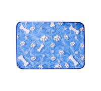 Genérico Dog Cooling Mat 62cm Breathable Pet Ice Pad with Pattern Summer