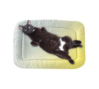Genérico Dog Cooling Mat, Cat Chill Pad, 19.69x15.75 Inches Portable Crate Bed, Comfortable Relaxation Spot for Puppies Rabbits Hamsters Cats in Kitchen Indoor and Outdoor Living Areas