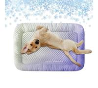 Genérico Dog Cooling Mat, Cat Chill Pad, Portable Pet Crate Bed, Lightweight Foldable Design, Breathable Cooling Layer, Easy to Clean, Perfect for Travel, Kitchen, Indoor, 50x40cm