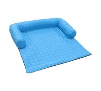 Genérico Dog Cooling Mat, Cooling Cat Bed, U Shape Pillow Non-Slip Washable Cushion, Soft Pet Sleeping Pad with Breathable Fabric, Puppy Rug for Crate Kennel Indoor, 29.13x29.13 Inches