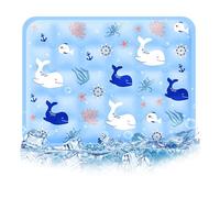 Genérico Dog Cooling Mat, Cooling Pad for Cats, Keep Cats Dogs Cool In Summer, Portable & Washable Pet Pad for Indoor Outdoor (H,50 * 40cm)