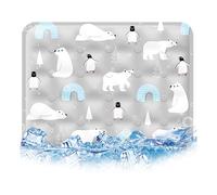Genérico Dog Cooling Mat, Cooling Pad for Cats, Keep Cats Dogs Cool In Summer, Portable & Washable Pet Pad for Indoor Outdoor (M,90 * 60cm)