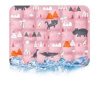 Genérico Dog Cooling Mat, Cooling Pad for Cats, Keep Cats Dogs Cool In Summer, Portable & Washable Pet Pad for Indoor Outdoor (B,90 * 60cm)
